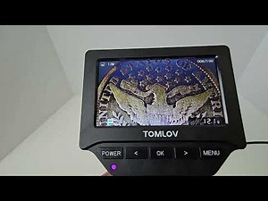 Review Of The Tomlov DM4W Microscope With Scale