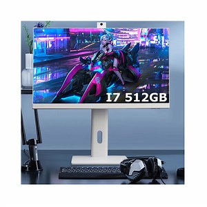 [Hot Item] PC Office 24 27 32inches Business Office Gaming Computer Mouse and Keyboard I3/I5/I7 Full Gaming 2 En 1 Desktop All in One PC