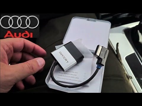 How to add Bluetooth to Audi Q7 with Invery MMI Adapter 4k 📶🚘🔊