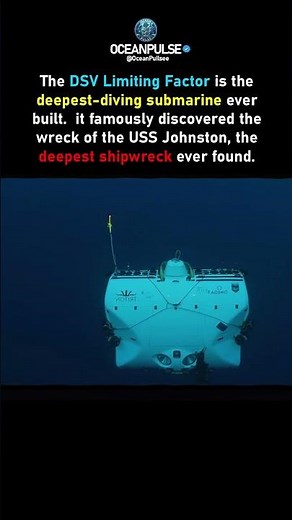 DSV Limiting Factor Submarine 💀💀 #shorts