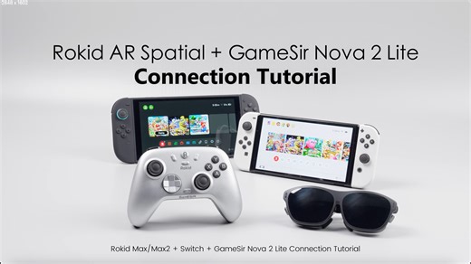 2.4K views · 13 reactions |  Switch it up — in AR. Here’s how to connect your GameSir Nova 2 Lite controller + Rokid AR Spatial to Nintendo Switch 1 / 2. Smooth pairing, big-screen gameplay. ️ Watch the tutorial #Rokid #GameSir #RokidARSpatial #Nova2Lite #Switch | Rokid Global | Facebook