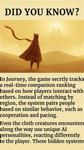 Journey #journey #gamingfacts #didyouknow #indiegames #artform #gaming #artstyle #games #pixelart
