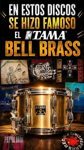La POPULARIDAD del TAMBOR TAMA BELL BRASS 🥁