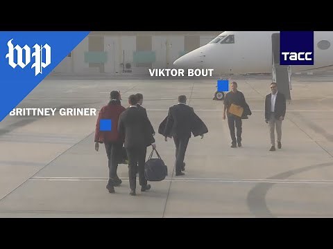 Video shows Brittney Griner and Viktor Bout prisoner exchange
