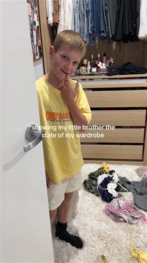 Brother Reacts to My Messy Wardrobe