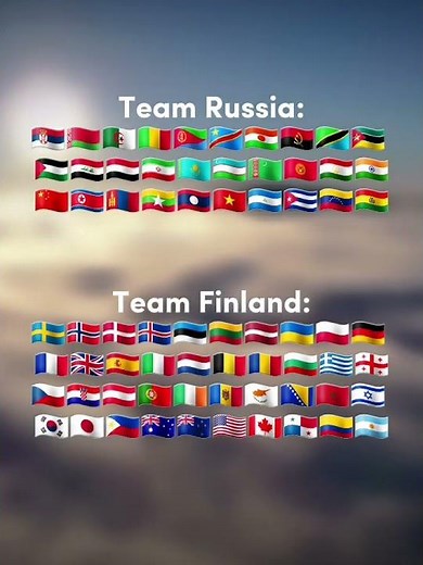 Team Russia 🇷🇺 VS Team Finland 🇫🇮