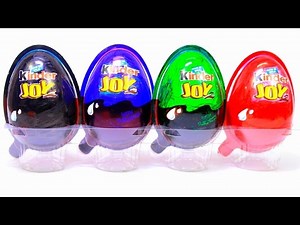 Kinder Joy Black Blue Green Red Editions New Part 2 [4k]