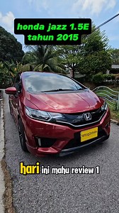 Honda jazz 1.5E spec Keyless and push start button Full bodykit spot rim Low mileage with 105000km only 1 owner with 100% accident free condition Whatapps chong at 01928281 #hondakedahpenang #hondapenang #BestAfterSalesService #hondamalaysia #hondaperlis #hondakedah #hondakulim #carloan #keretamurah | Honda Kedah & Penang