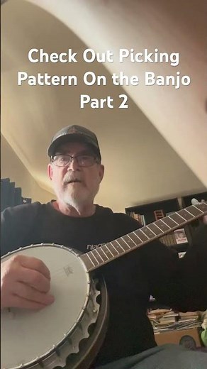 Check Out Picking Pattern On the Banjo Part 2 #banjo #banjolick