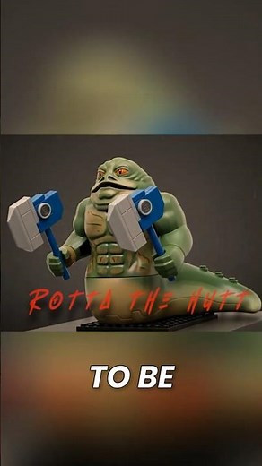 Ready for a ROTTA the HUTT Big Fig #lego #starwars
