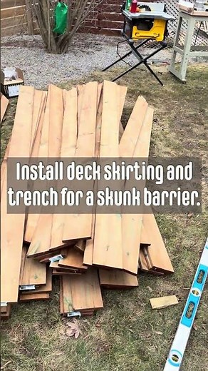 Skunks or raccoons living under the deck? How to permanently remove them?