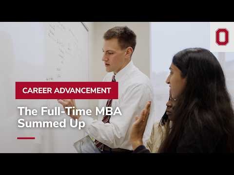 What's an Ohio State MBA like? Buckeyes answer in three words