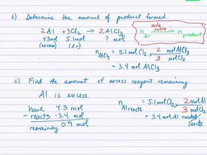 Limiting and Excess Reagent Calculations