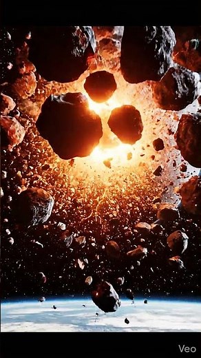 What If The Moon Exploded? 🌕💥 Earth’s Sky Filled With Falling Moon Debris