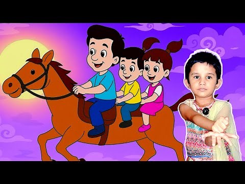 Lakdi Ki Kathi Kathi Pe Ghoda (लकड़ी की काठी) | Hindi Rhymes, Nursery | Hamari Aaru | Aaru Ke Rhymes