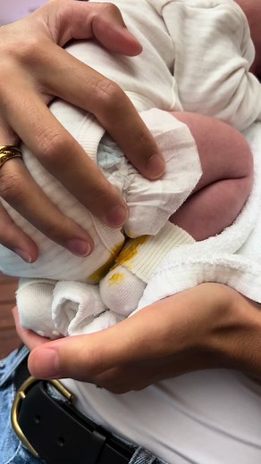 First Baby Poop Explosion Mishap 😂