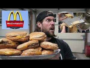 What Happens When You Put 15 McDonald's Cheeseburgers In A Juicing Machine? | L.A. BEAST