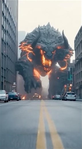 The city faces a new wave of fury.#monster #ai