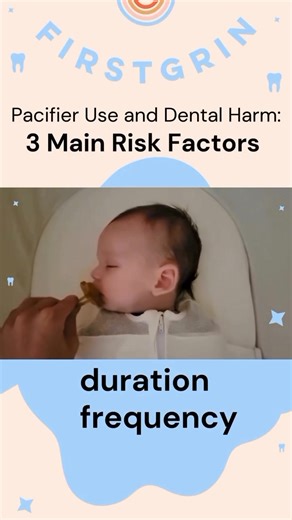 ✨ My son has loved his pacifier from day 1. Ever wondered about its effects on their health and smile? ➡️ Natural for Babies: Sucking is more than just a habit for infants; it’s their way of exploring and finding comfort. It’s totally natural and often used for self-soothing. ➡️ Dental Concerns? According to @aapediatricdentistry, it’s all about how long (duration), how often (frequency), and how intensely (intensity) your child uses the pacifier. ➡️ Impact on Development: Lengthy, intense, and 