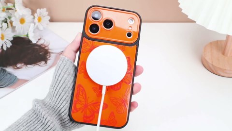 Fiyart Designed for iPhone 17 Pro Case Cute Aesthetic Butterflies Pattern,Built-in Finger Strap Phone Grip Kickstand for Women Girls,TPU Hard PC Shockproof Camera Protection Bumper 6.3"-Black