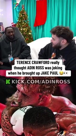 TERENCE CRAWFORD really thought ADIN ROSS was joking when he brought up JAKE PAUL #adinross #crawford #boxing #jakepaul