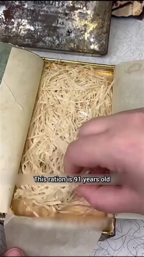 How Luxurious Were Emargency Rations 90 Years Ago? #militaryhistory