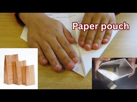 Paper pouch making