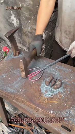 Forging Fire Tongs Handle: Hand Hammering Technique & Safety Tips
