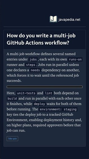 How do you write a multi-job GitHub Actions workflow? | javapedia.net