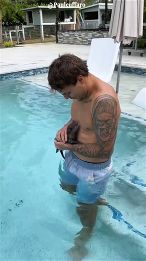 “Scared of Water… But His First Swim Shocked Everyone