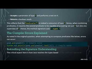 Understanding the Predicate Class: Why and Uses a Consumer Instead of a Producer in Java