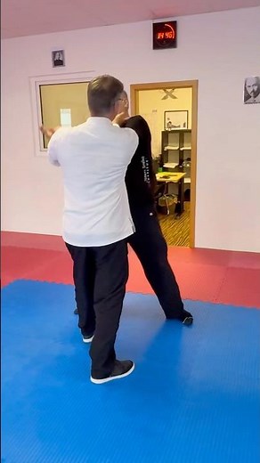 “Teaching the sticky hands skill”