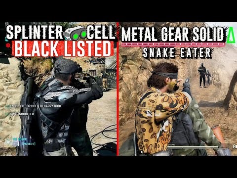 Splinter Cell Blacklist vs MGS Δ Snake Eater – Attention to Detail & Physics