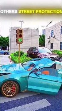 Crosswalks in 2050 be like... 😳 #shorts