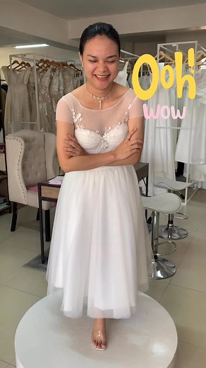 You’re going to love wearing this dainty corseted ‘tutu dress’ to your wedding reception or to any party! Also an gorgeously appropriate getup to a courthouse or civil wedding ceremony! 🤩♥️ #shortdress #partydress #partydresses #tutudress #tutudresses #receptiondress #receptiondressinspiration #receptionlook 👰🏻‍♀️🥰 | Glam Bridal and Formal