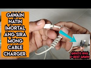 Paano mag repair ng sirang cable charger