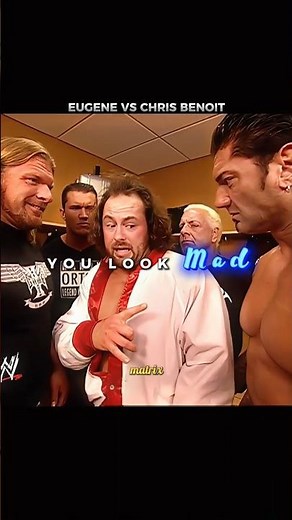 Eugene vs Chris Benoit 🥶 | For World Heavyweight Championship Title 🥵 | Match Edit 💥