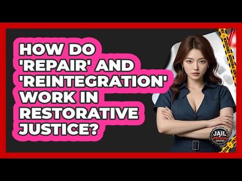 How Do 'repair' And 'reintegration' Work In Restorative Justice? - Jail & Prison Insider