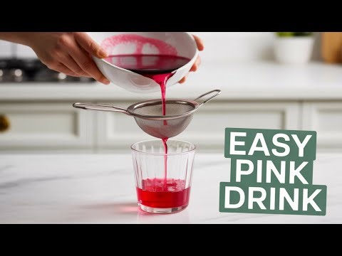 Homemade Cherry Juice Fresh and Delicious