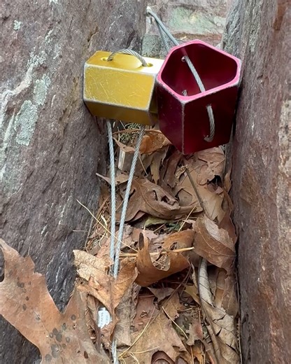 Devils Lake Climbing Guides on Instagram: "Nested hexes. Se-hexy, or not so much? One of our anchors students didn't have a large cam, so played with nesting these hexes instead. We posted this video with a poll asking "Would you whip?" and the responses we received were quite contentious. Here's how the poll turned out: 👎 No - 50% 👍 Yes - 28% 🤷‍♀️ Unsure - 22% Our instructor test "whipped" on these (with a backup!) and they held without noticeable movement. But, to whip with confidence may r