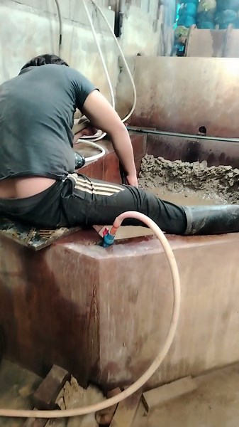 Manual gold processing #cil #cip