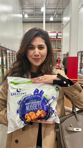 Rabia Farooq on Instagram: "@crescentfoods Foods has been a go-to in my kitchen for years, their individually packed halal chicken breasts never miss. Now they’ve brought halal chicken nuggets to Costco. Antibiotic-free, hand-cut, halal and available at many Costcos across the DMV. This is a win for busy days. Life just got a lot easier!"