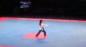 WATCH: Local Taekwondo exponent Chelsea Sim's poomsae final performance that took home the gold. str.sg/UjM This is Singapore's first title at the SEA Games since 1995 when S. Sinnathurai won in the men's kyorugi flyweight category. VIDEO: LOW JAY SEN | The Straits Times
