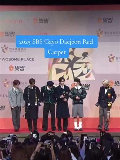 TWS at the 2025 SBS Gayo Daejeon Red Carpet