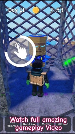 Watch full gameplay Can I survive 101 days in a raft ? #roblox #games