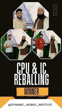 CPU & IC Reball Winner || #mobilerepairing #reballing #ytshorts #shorts