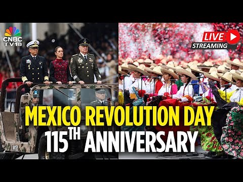 Mexico Revolution Day Celebrations LIVE: Mexico Military Parade | President Claudia Sheinbaum |N18G