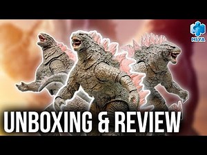 Hiya Toys GODZILLA EVOLVED figure unboxing and review