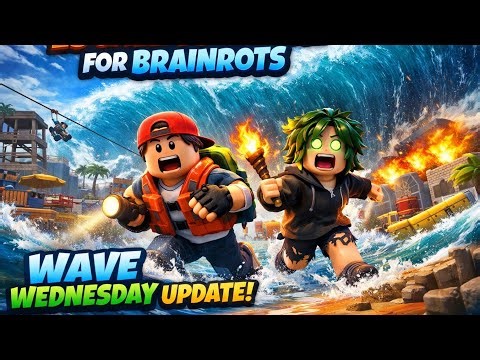 👉 WAVE WEDNESDAY UPDATE is INSANE 🌊 Escape Tsunami Brainrot Roblox