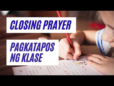 Closing Prayer after Class